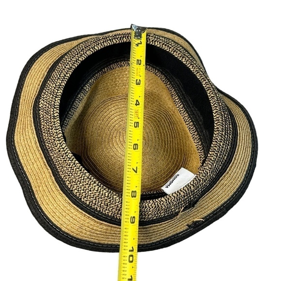 SONOMA | WOMENS STRAW GRASS PACKABLE FLOPPY FULL BRIM SUN SUMMER HAT, OS - Picture 5 of 8